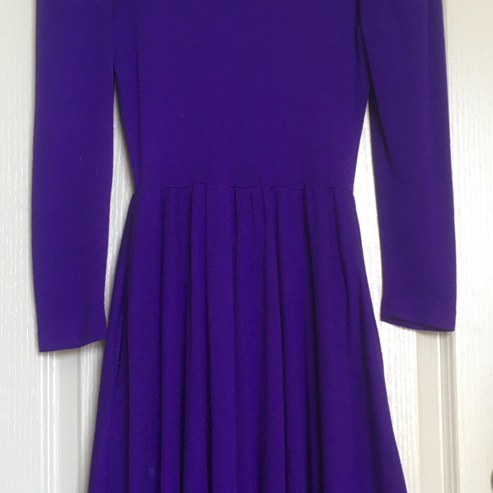Purple dress full length size 6